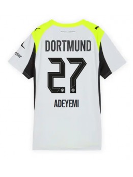 Billige Borussia Dortmund Karim Adeyemi #27 Bortedrakt Dame 2025-26 Kortermet